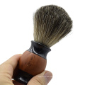 New Style Cleaning Shaving Brush Wooden Handle Care Beard Brush for Man Barber Tools Black Show a Man′s Charm Beard Brush